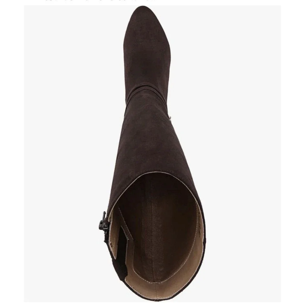LifeStride Women's Guild Tall Boot👢 Dark Chocolate Leather- Regular Calf-NEW😍